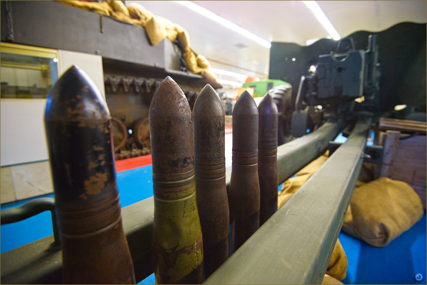 26 Russell Military Museum Antique Military Small Ground Rockets